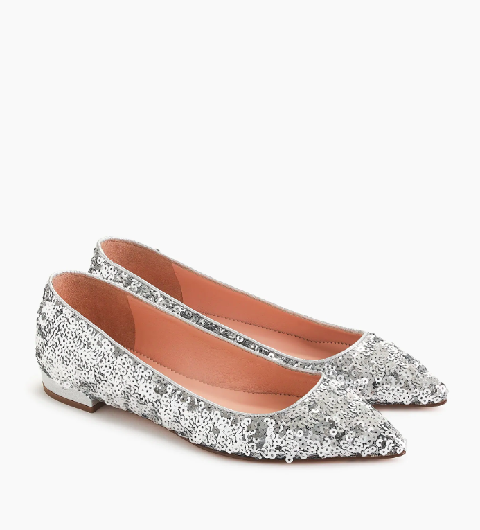 sequin-silver-pointed-toe-ballet-flats-jcrew-womens