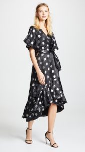 Polka Dot Silk Dress