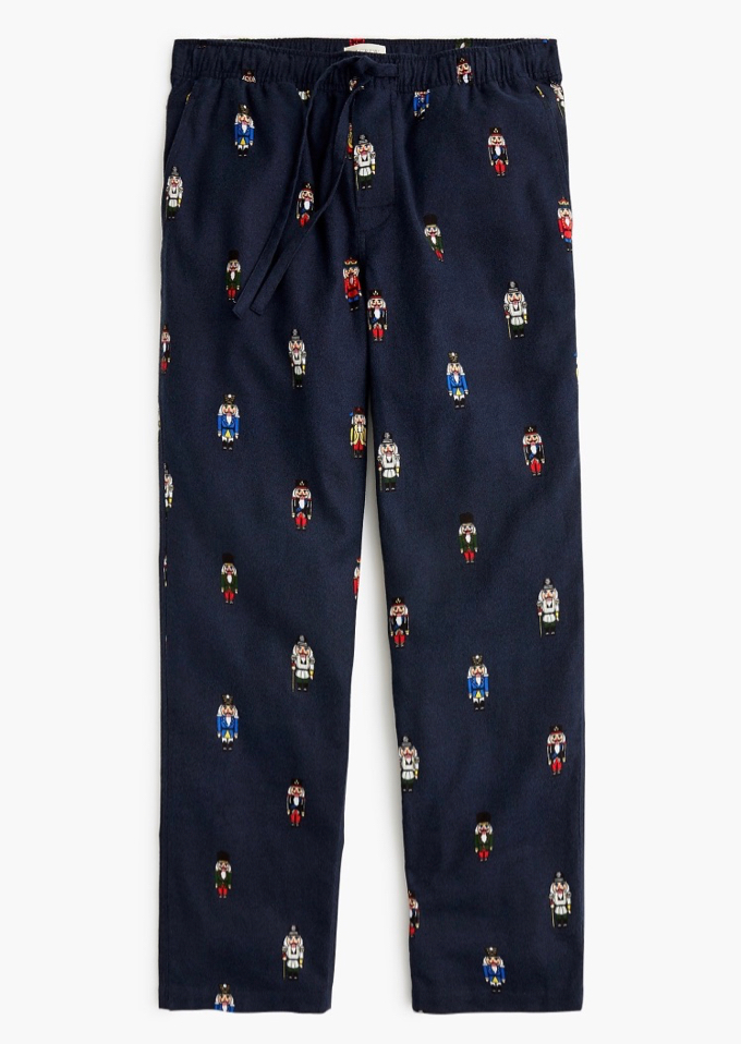 flannel-nutcracker-print-pajama-pants-men
