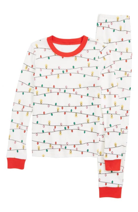 kidsglowinthedarkchristmaslightspajamasboysgirls