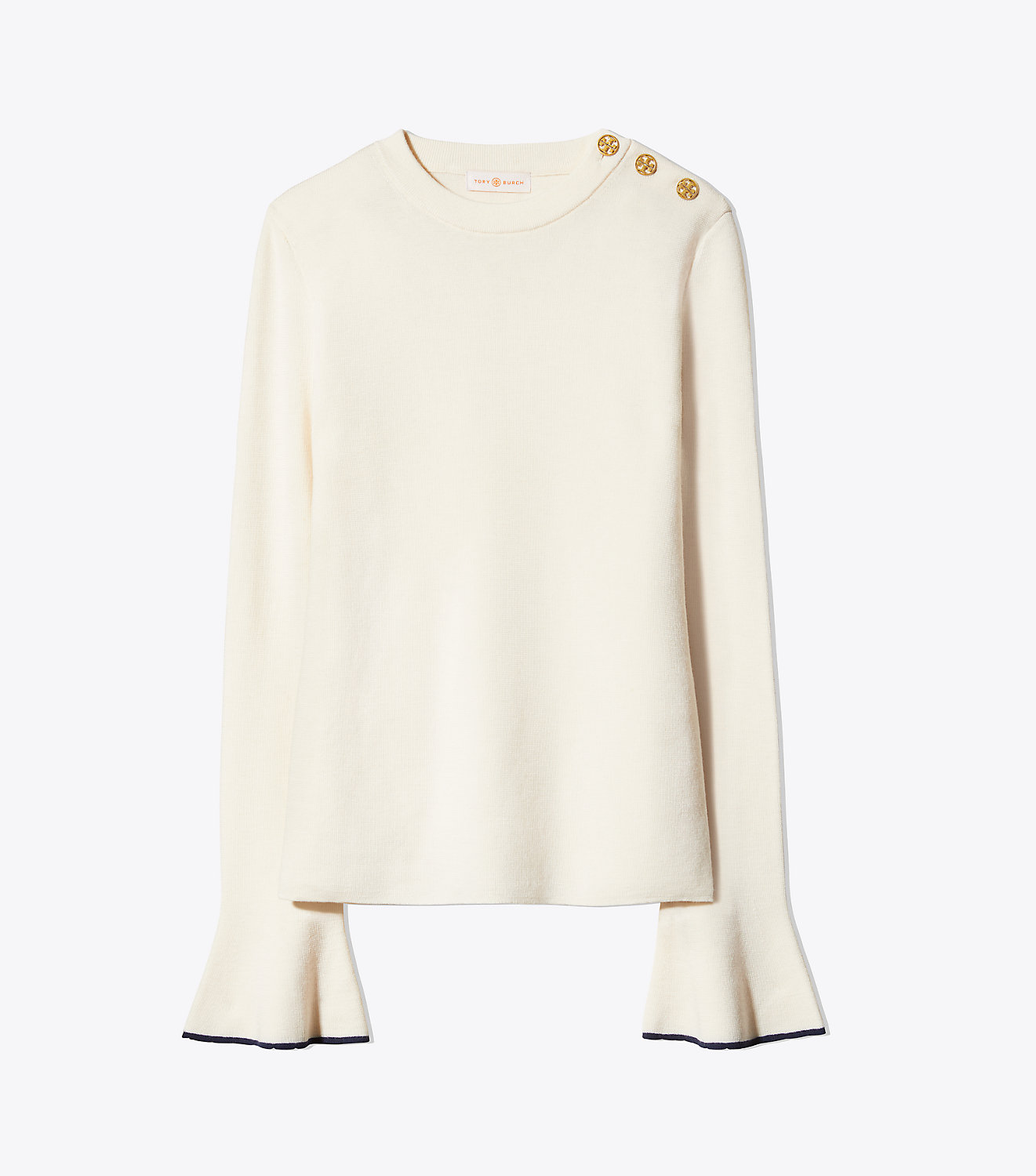 kimberly-sweater-tory-burch-feminine-knit-bell-sleeve-polished-gold-buttons -wool-katie-considers-blog-the-daily-hunt