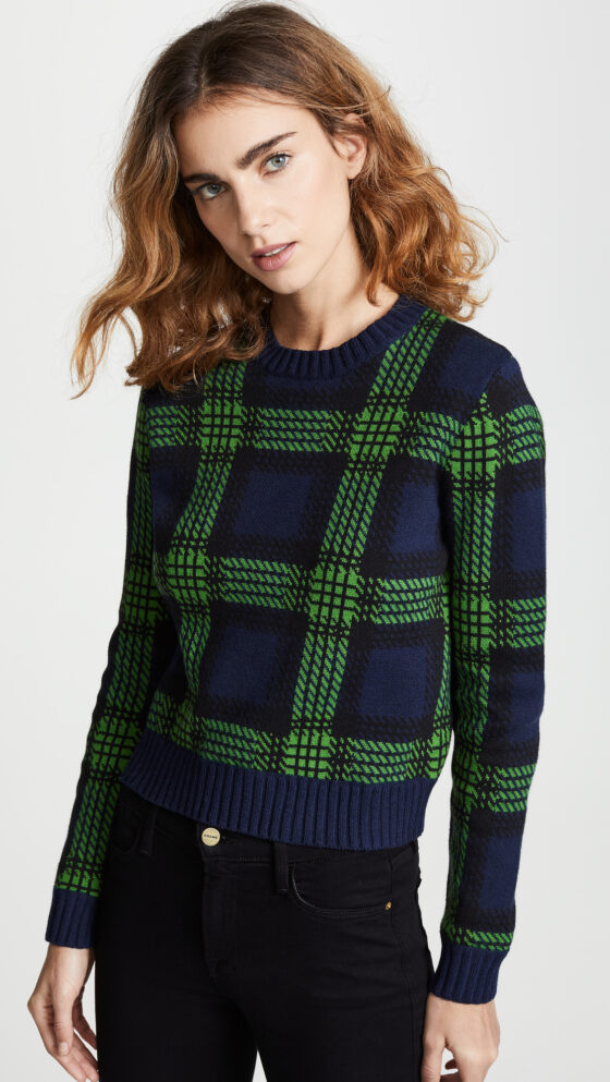 Newfoundland Tartan Green Plaid Women's Sweatshirt main image 0