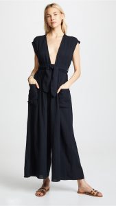 Deep V Jumpsuit