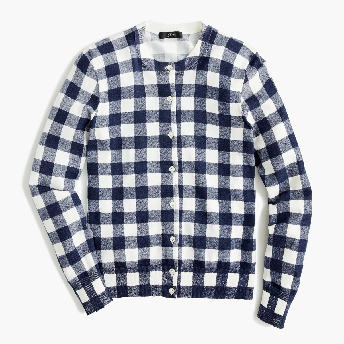 Gingham Cardigan