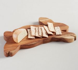 Wood Bunny Cheese Board