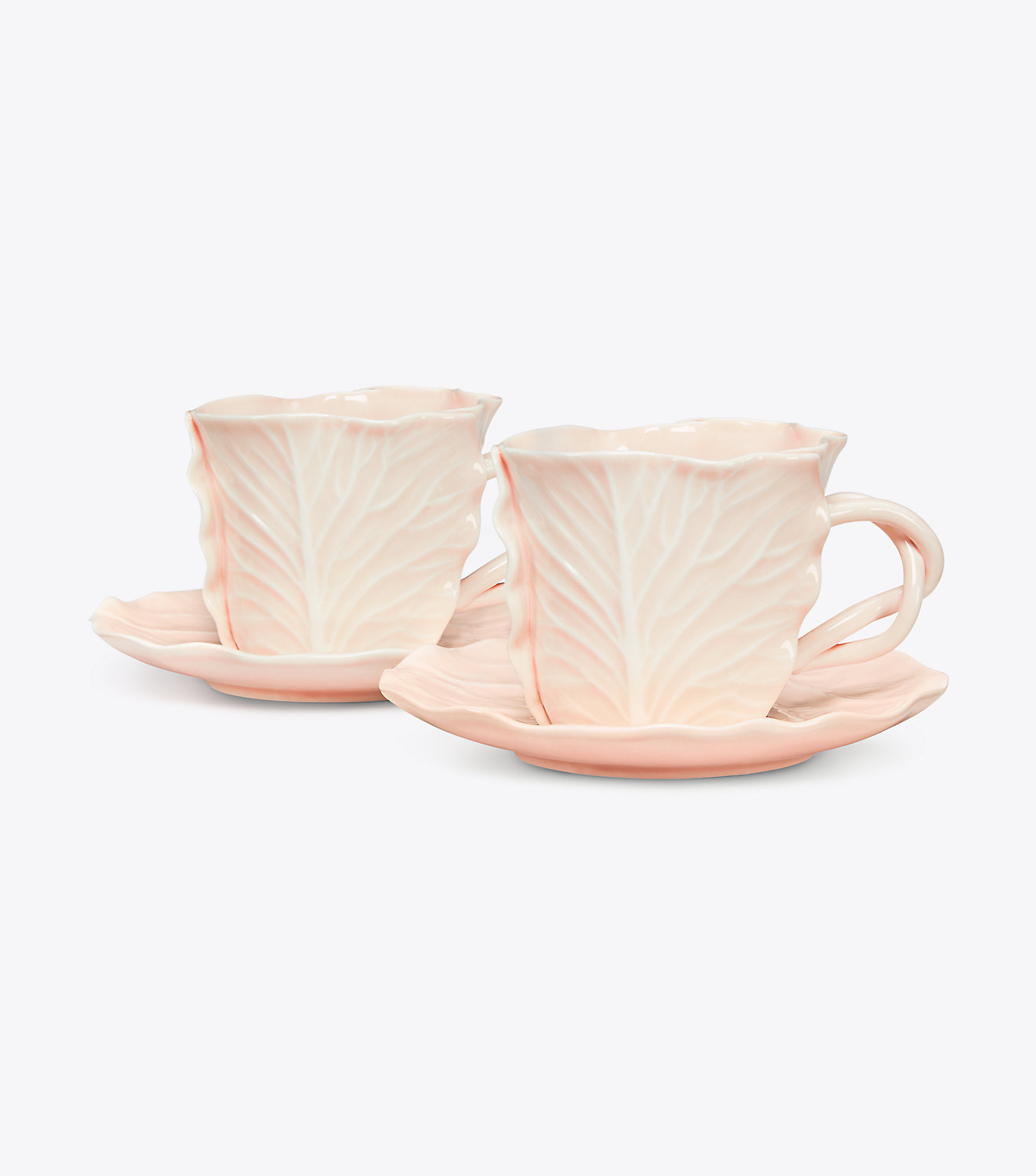 tory-burch-dodie-thayer-lettuce-ware-cabbage-pink-tea-cup-saucer-porcelain -ceramic