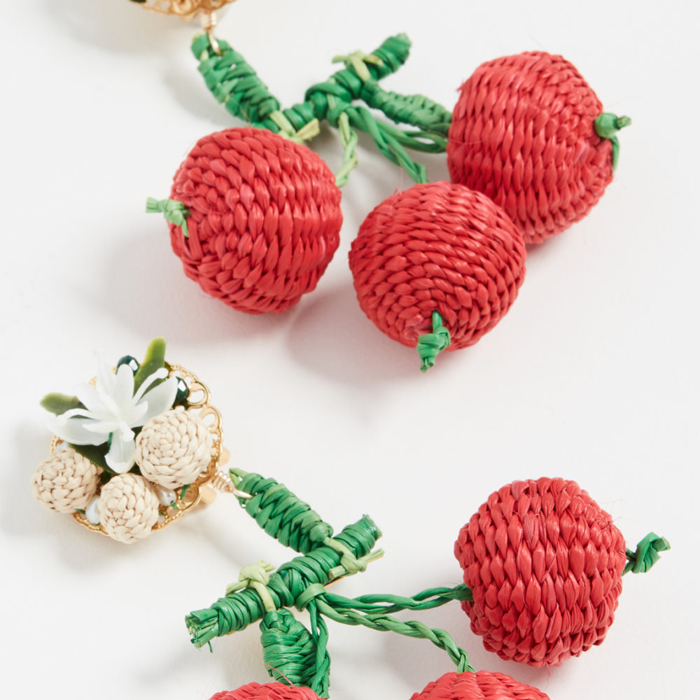 The Daily Hunt: Cherry Raffia Earrings and more!