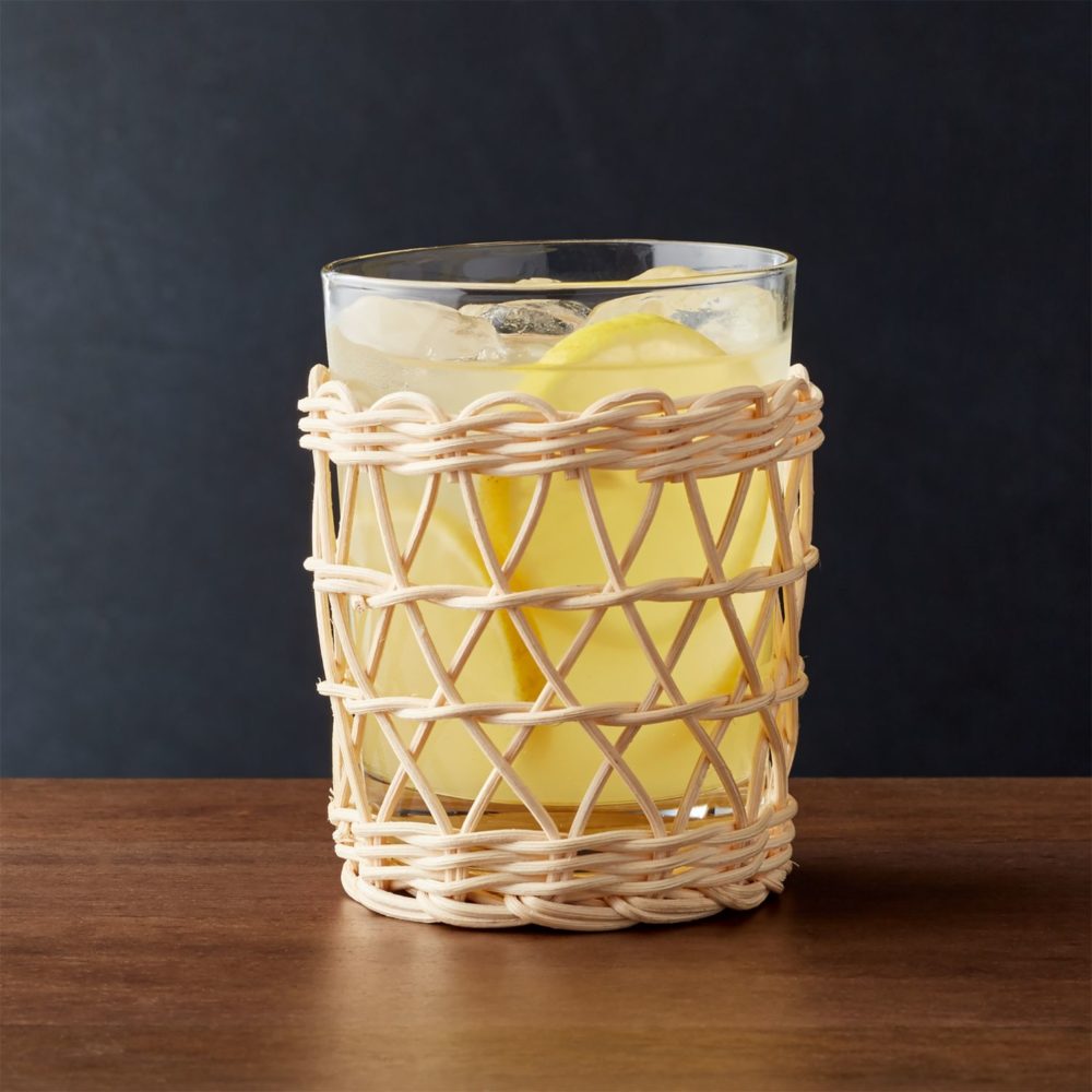 The Daily Hunt: The Chicest Rattan Wrapped Glassware and more!