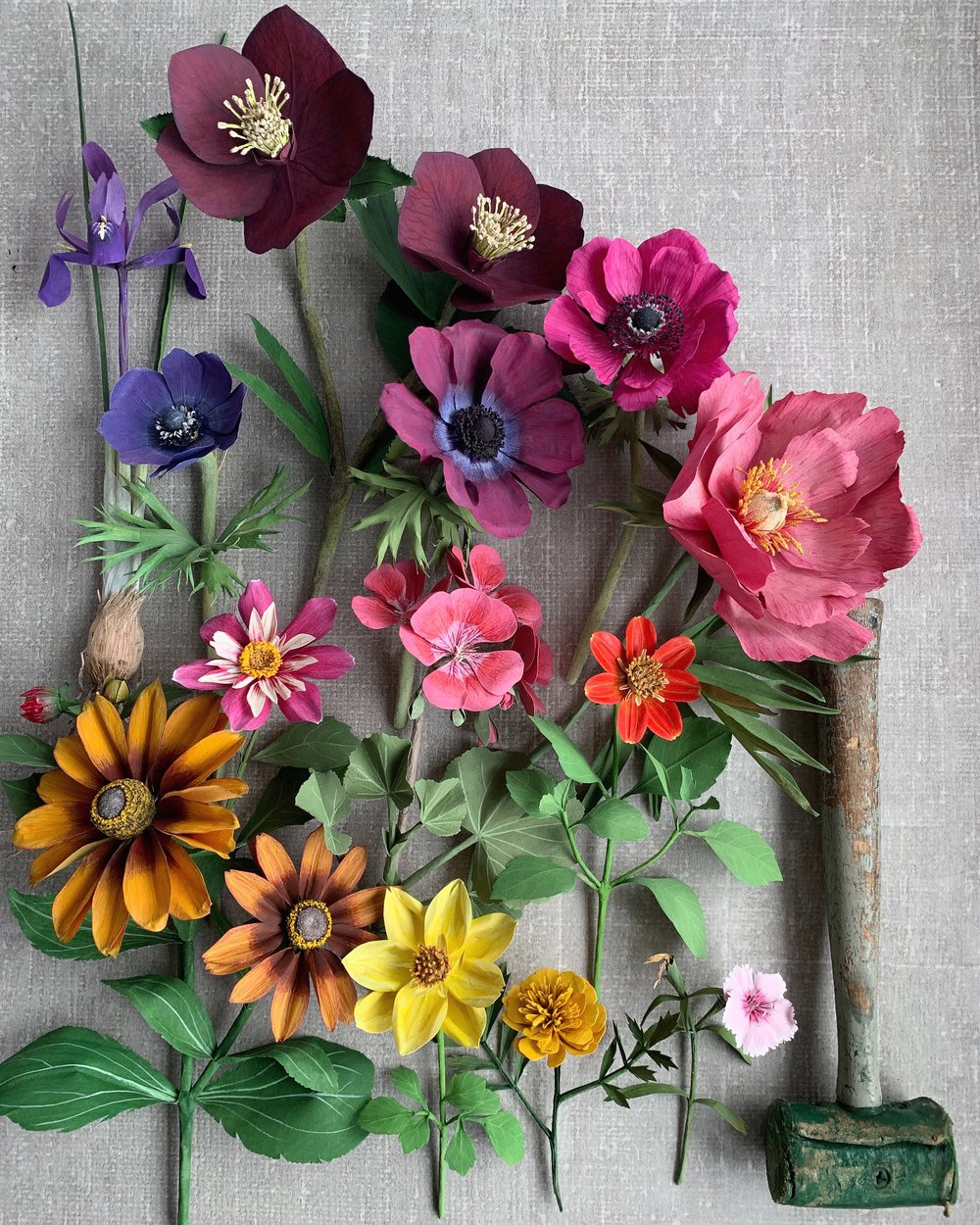 Artist Spotlight Paper Botanicals by Ann Wood