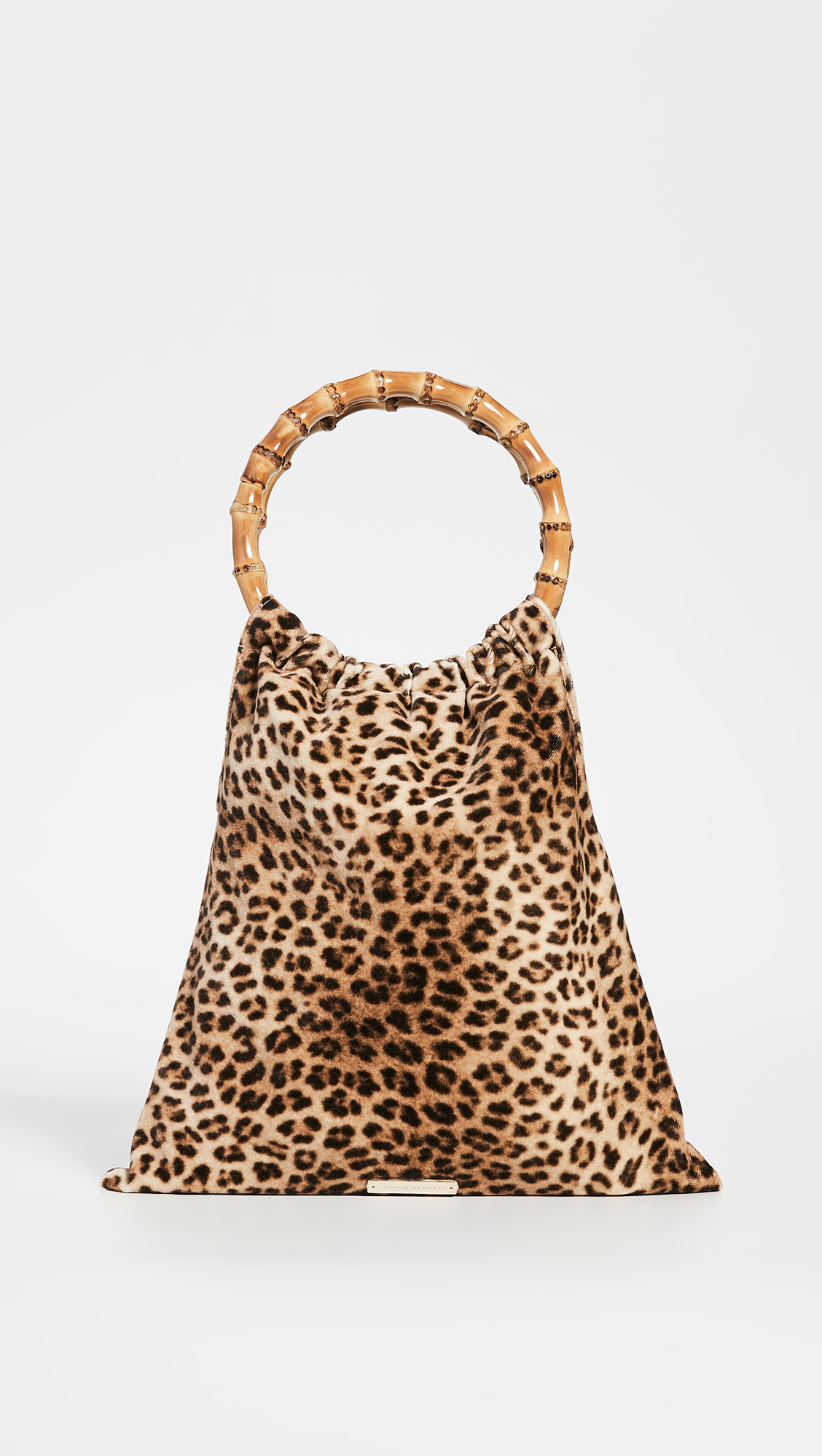Bamboo Circle Leopard Bag