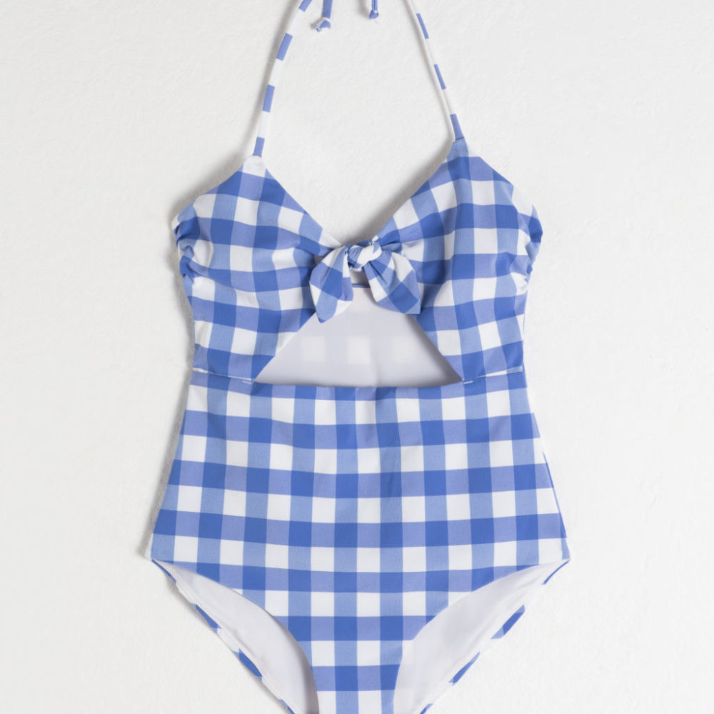 The Daily Hunt: Gingham Halter Swimsuit and more!
