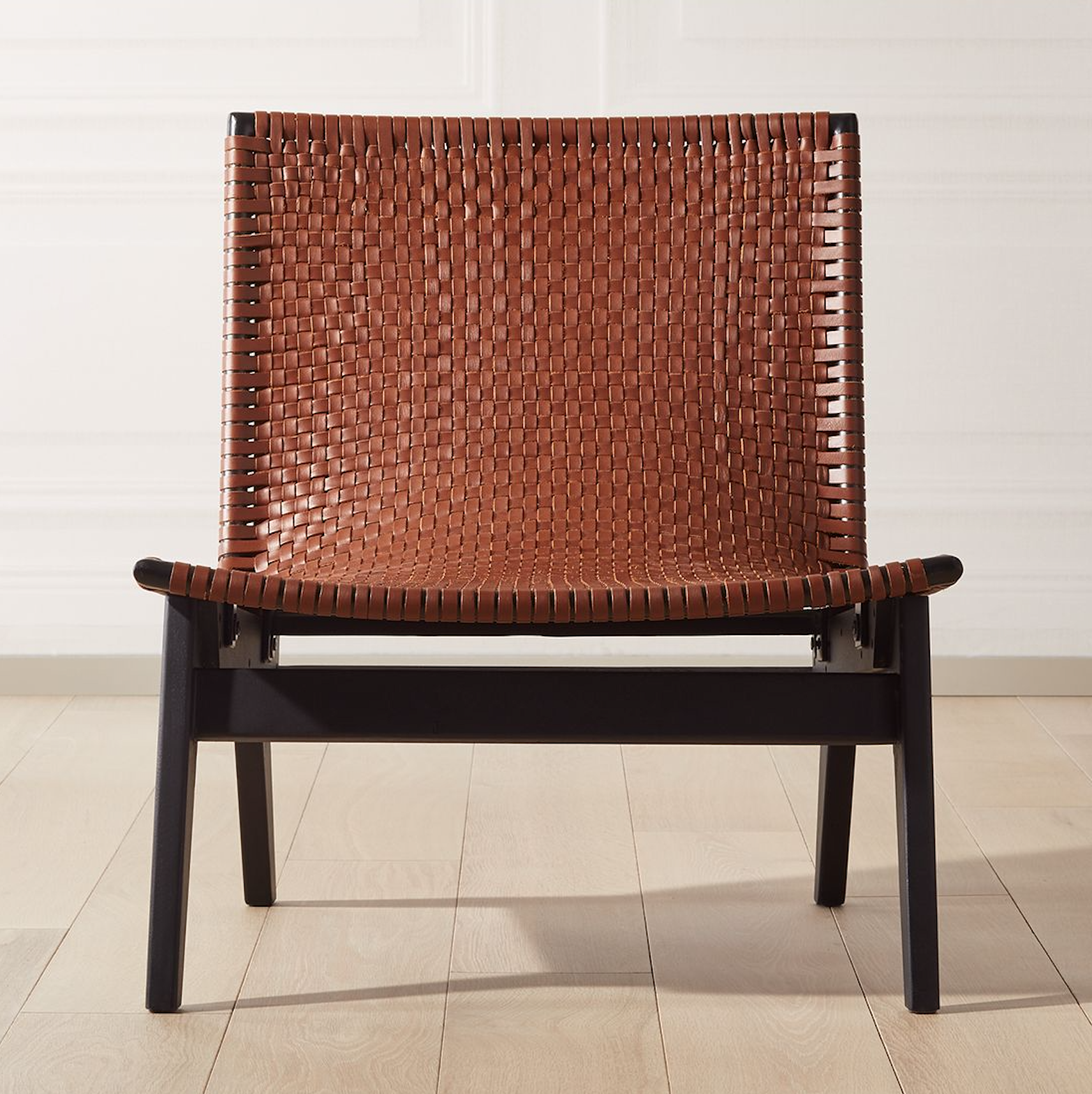 Woven Leather Chair