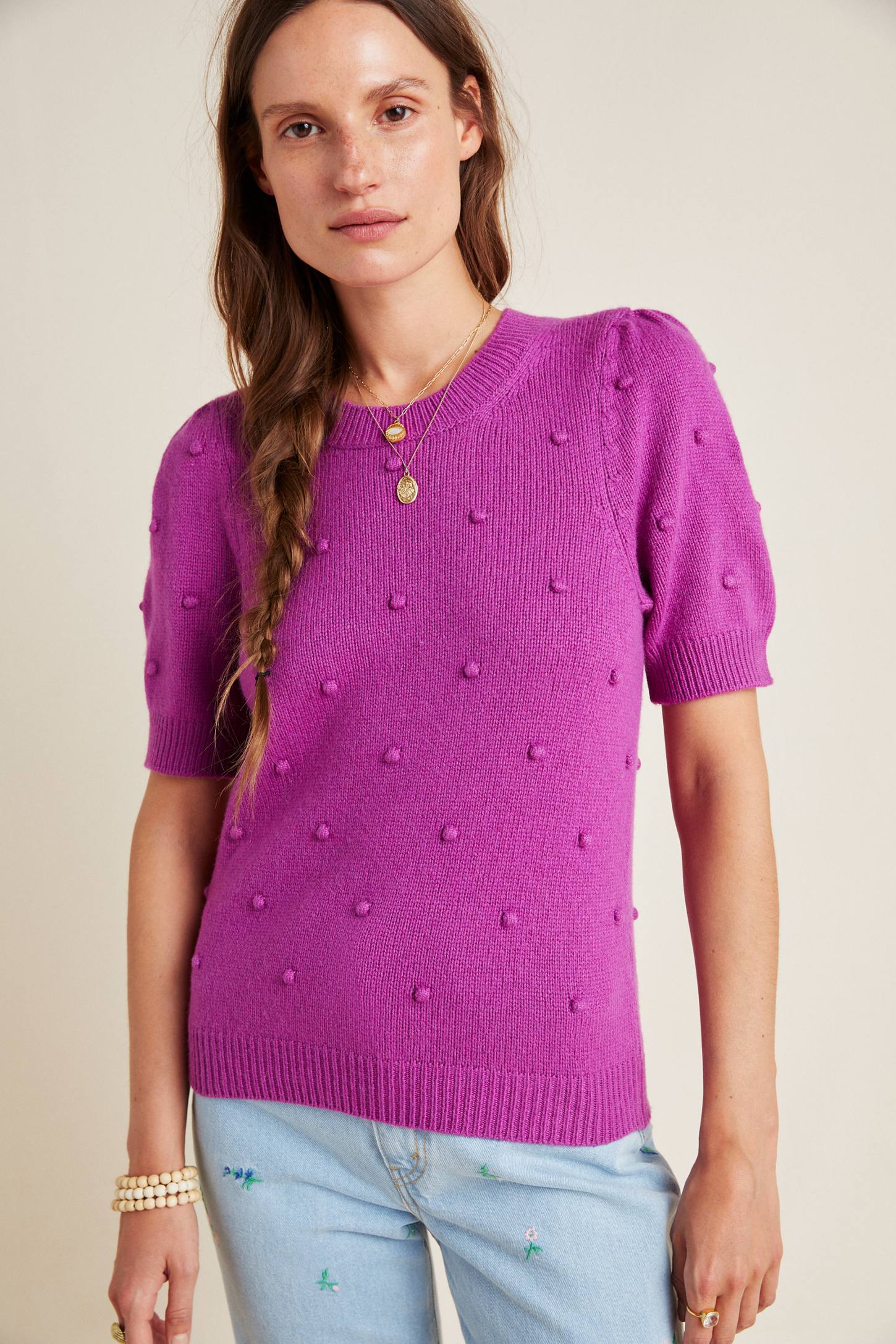 Pom Embellished Sweater