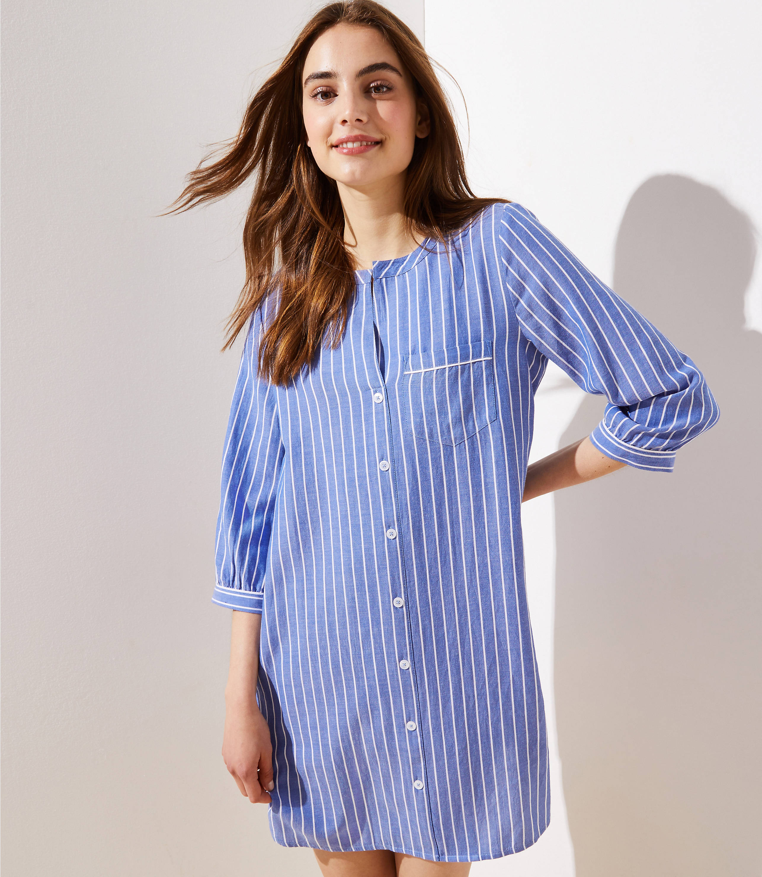 Striped Pajama Dress