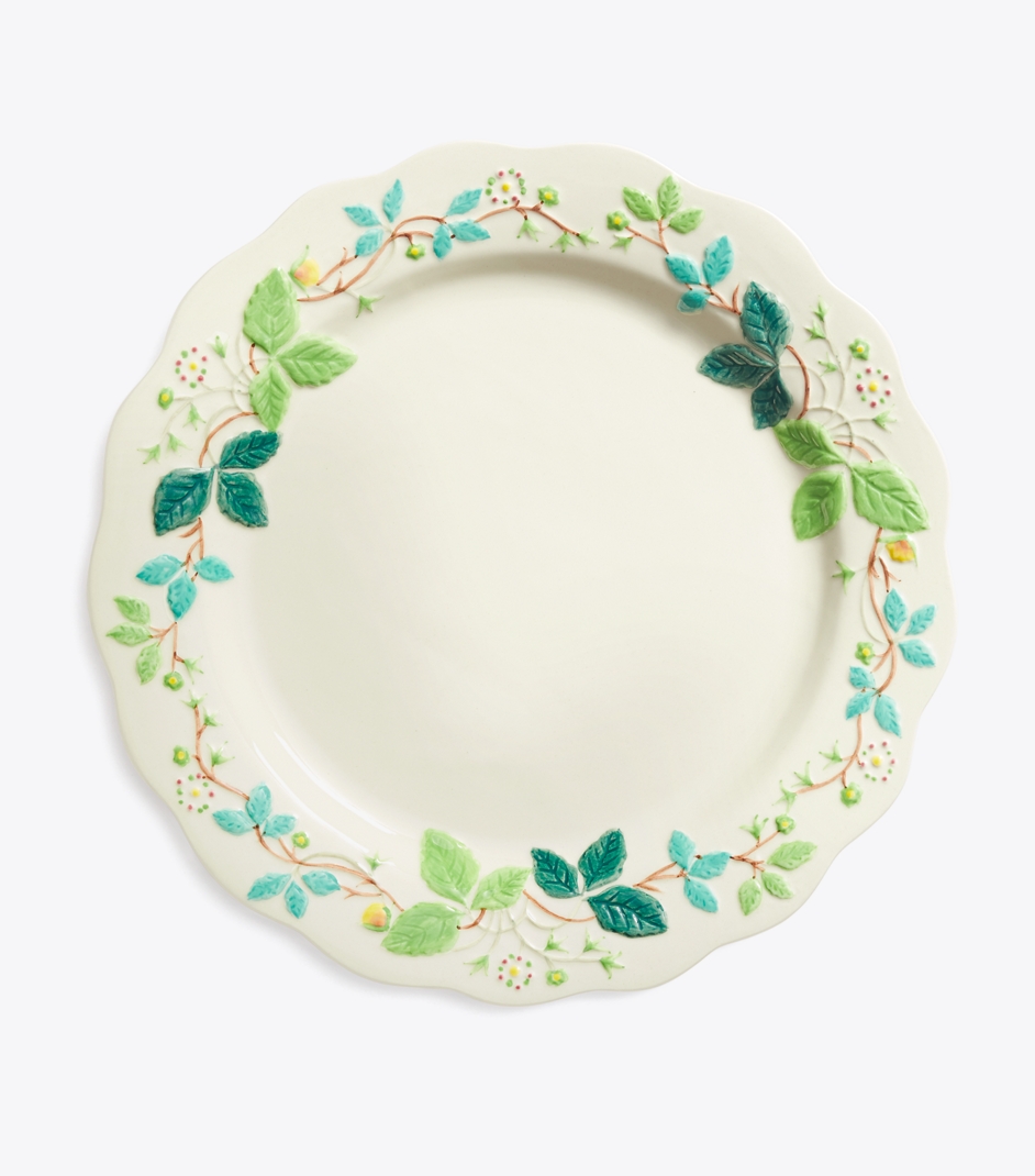 Embossed Flower Dinner Plate Set