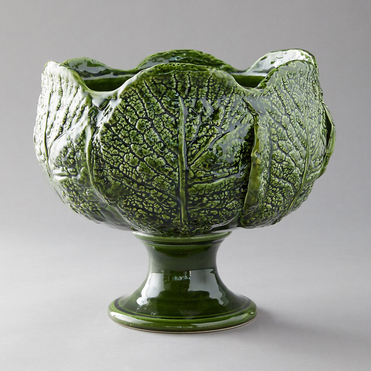 Kale Leaf Serving Bowl