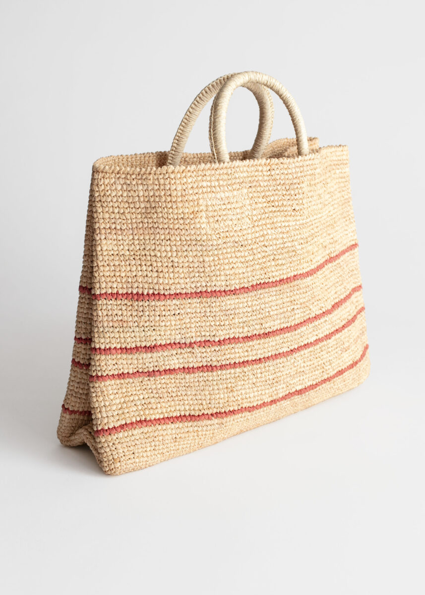Large Woven Straw Tote