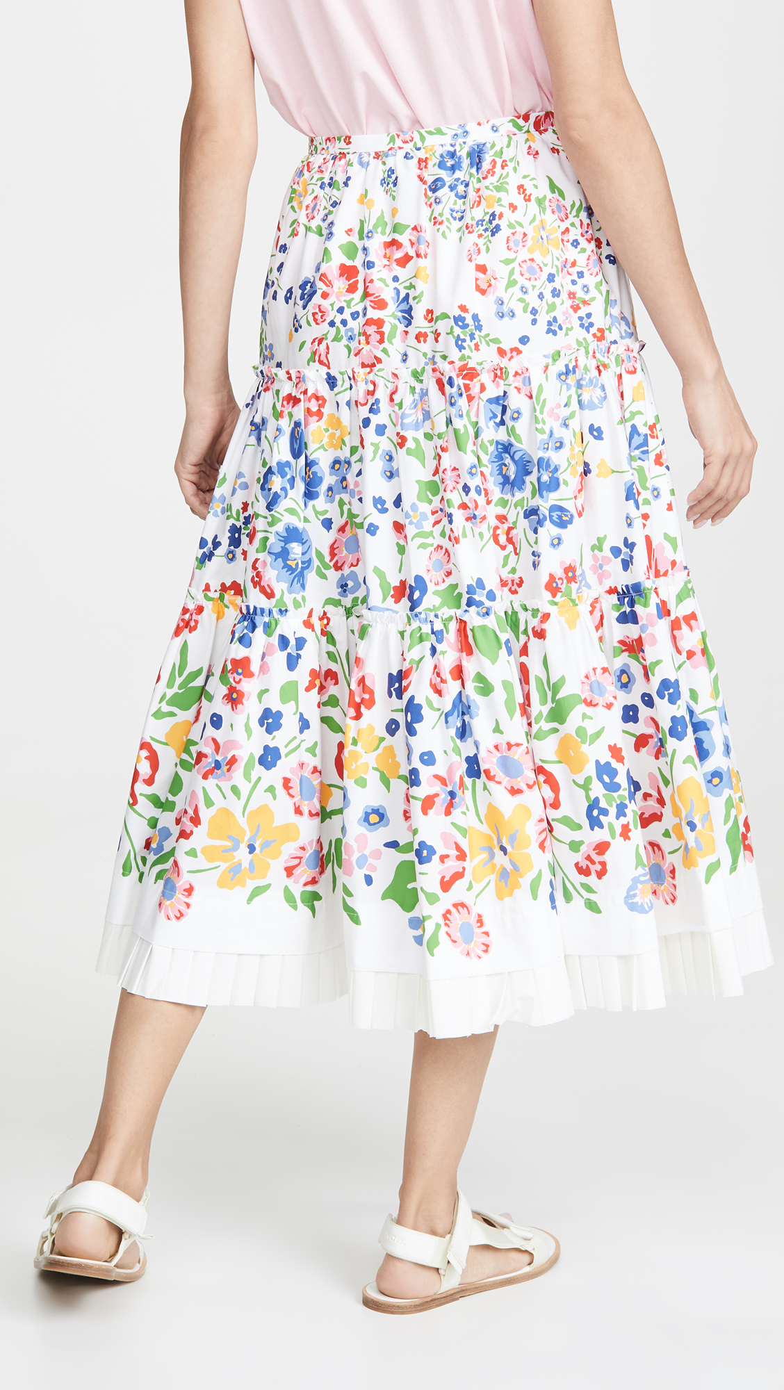 Multi Colored Floral Skirt