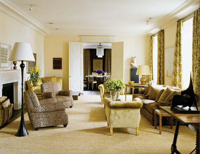 Aerin Lauder New York Apartment Living Room Neutral Palette