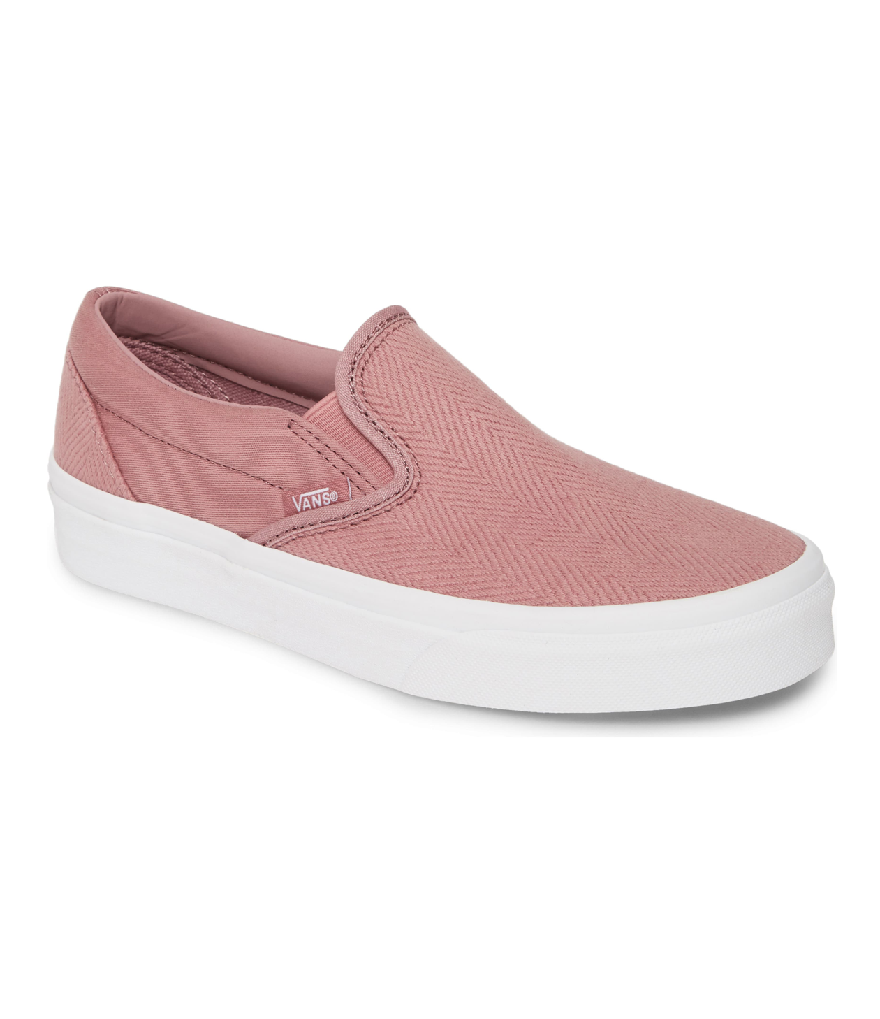 Pink Herringbone Weave Sneakers
