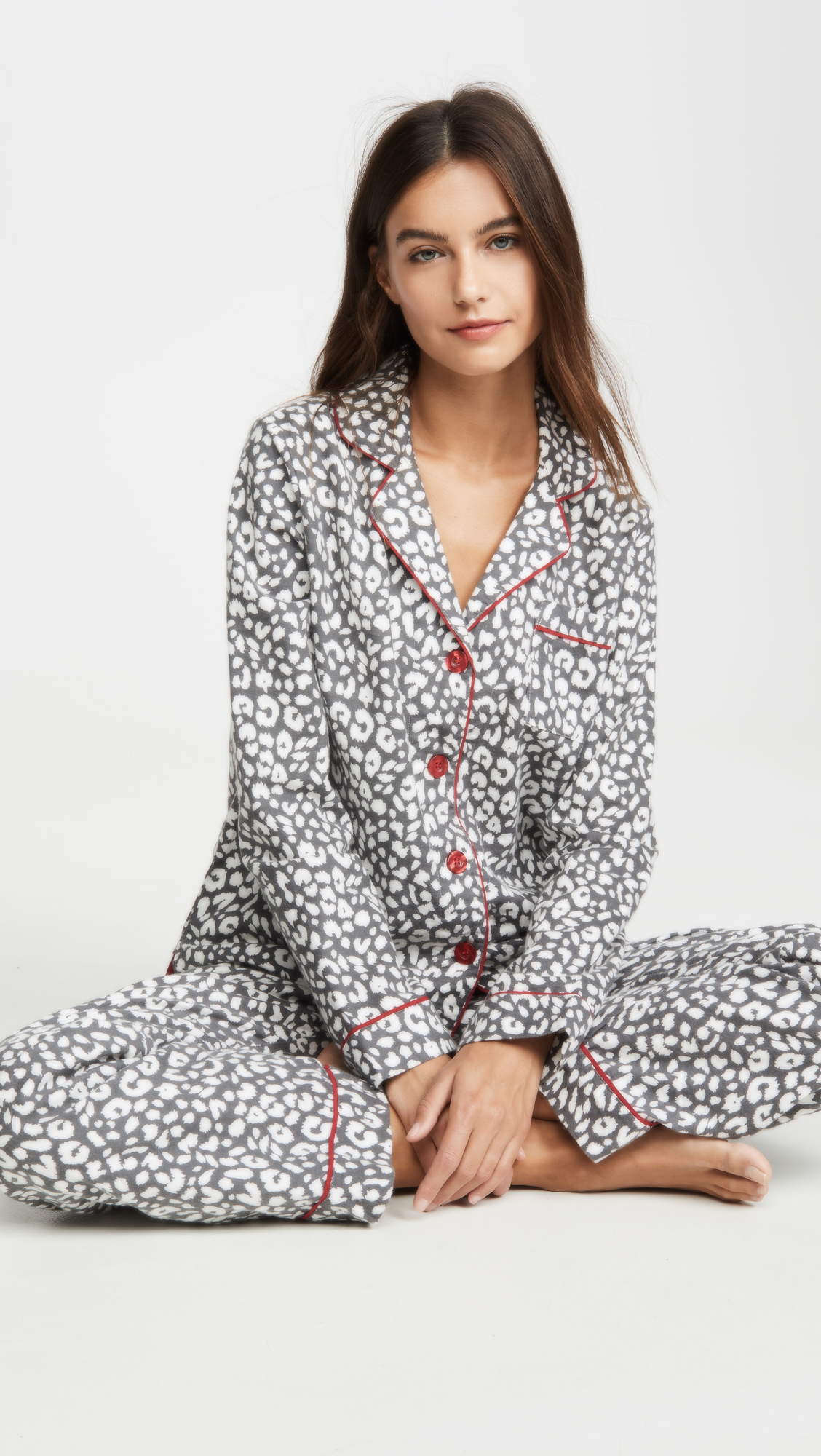 Animal Print Pajama Set