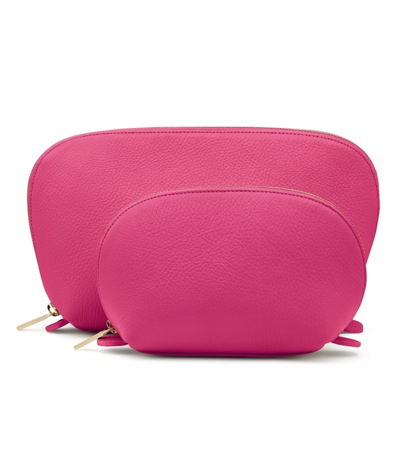 Pink Leather Travel Case
