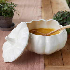 White Pumpkin Soup Tureen