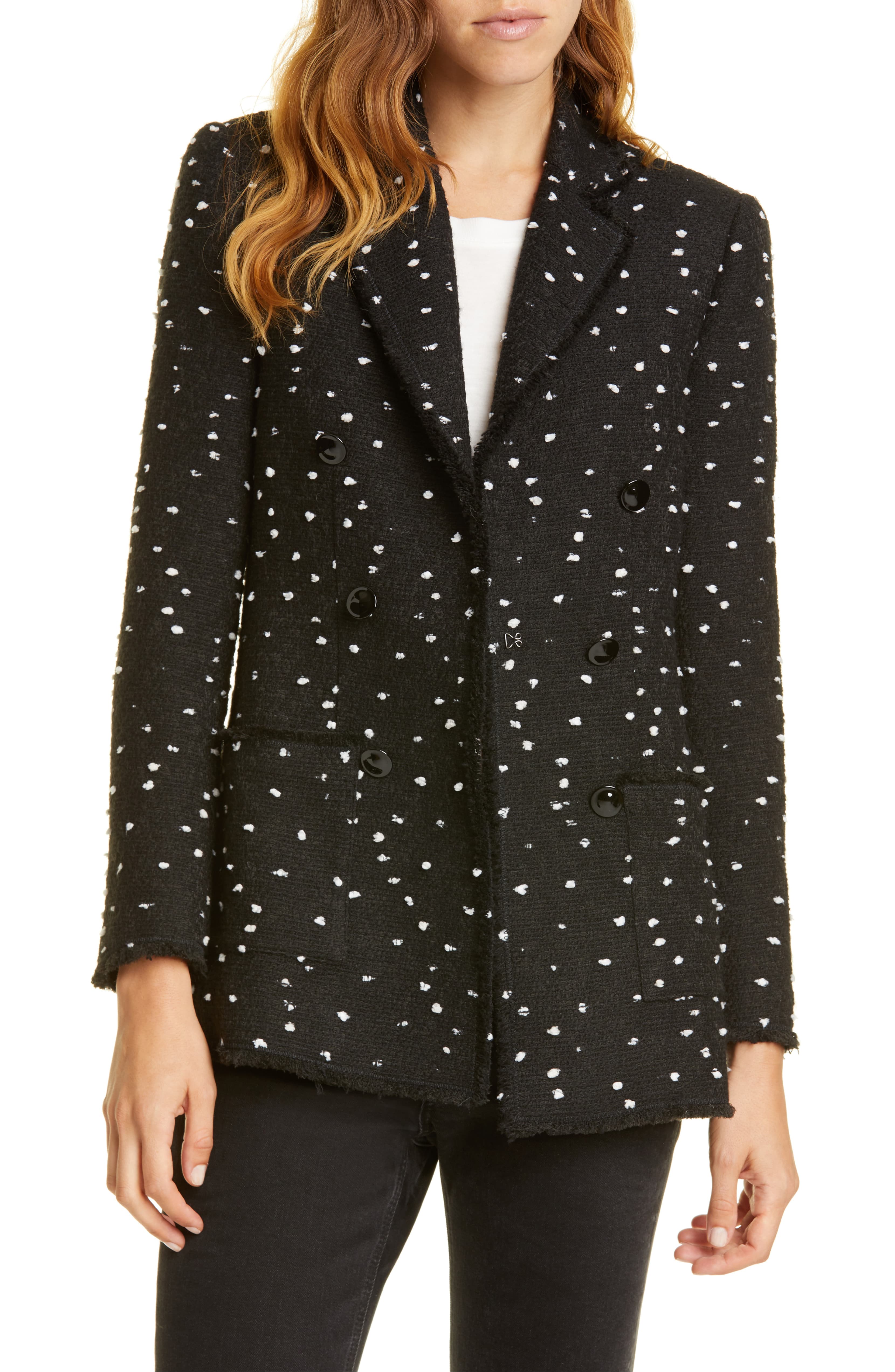 Speckled Dots Tweed Blazer