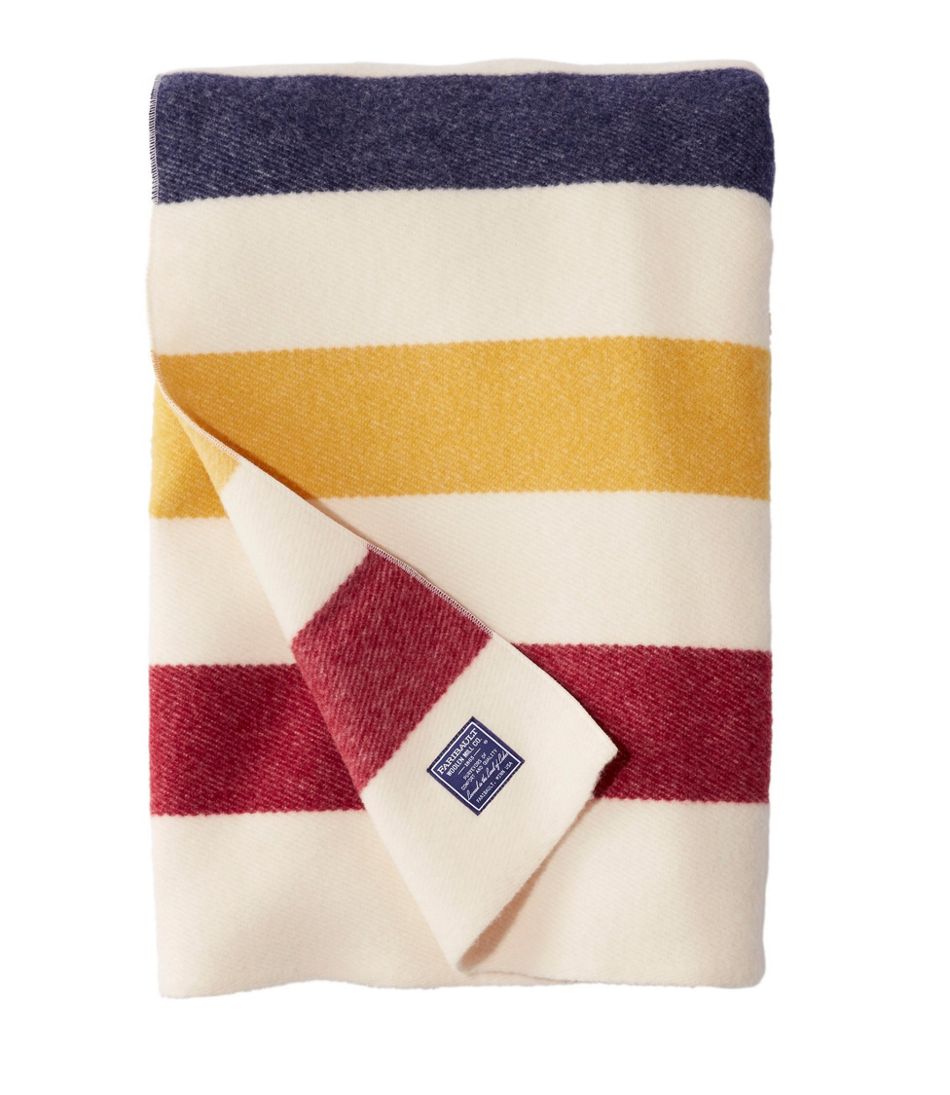 Merino Wool Striped Blanket