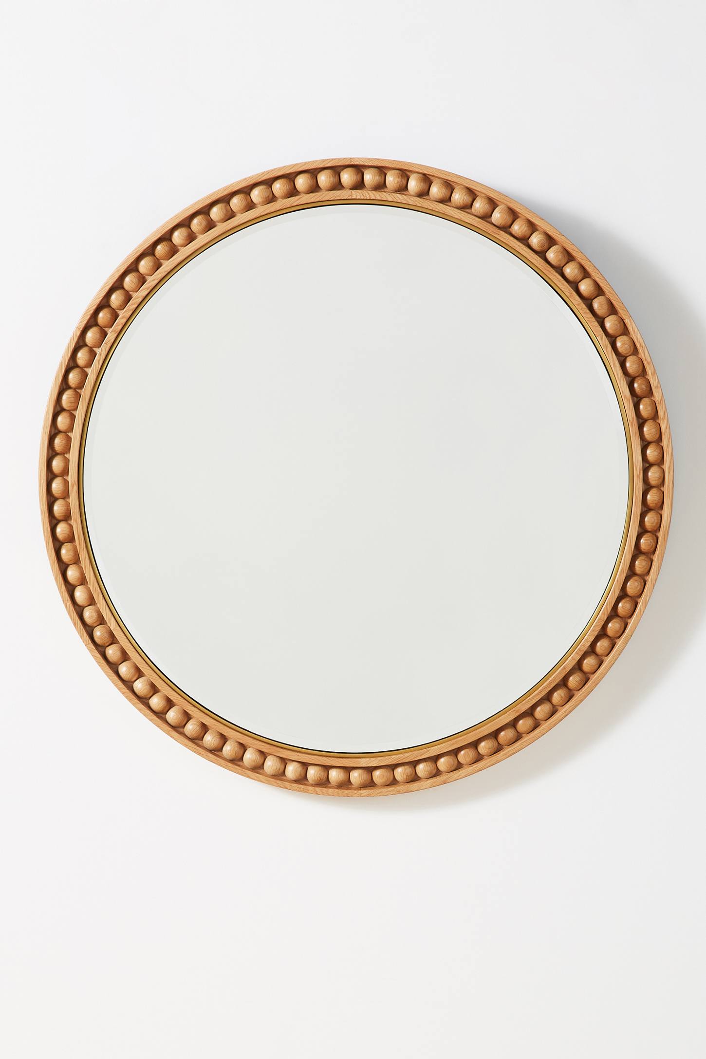Round Oak Mirror