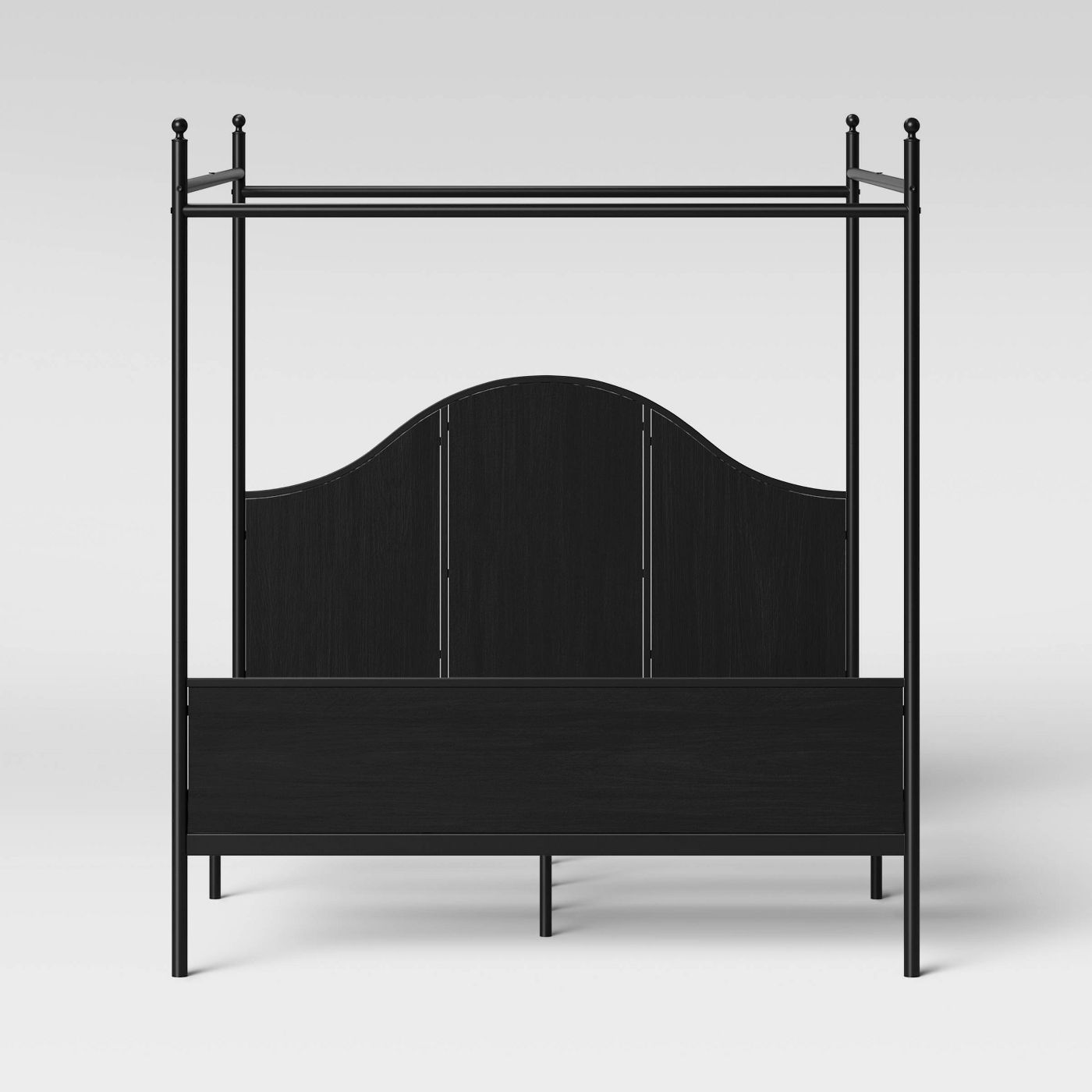 Black Canopy Bed Frame