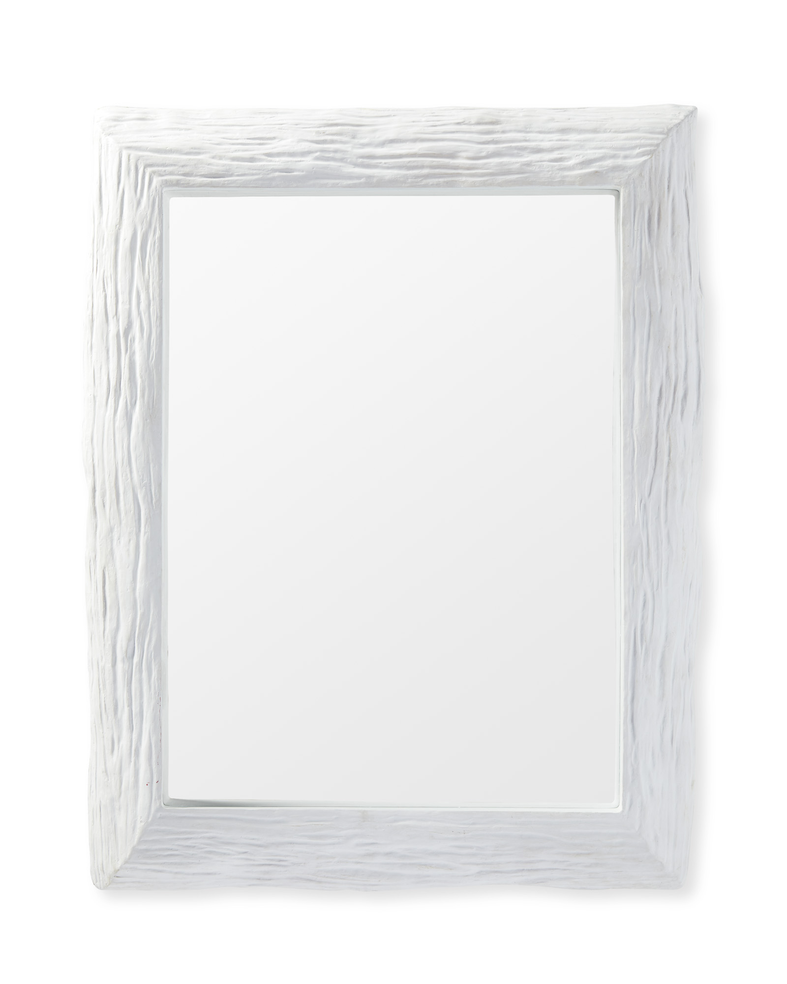 White Rectangle Mirror