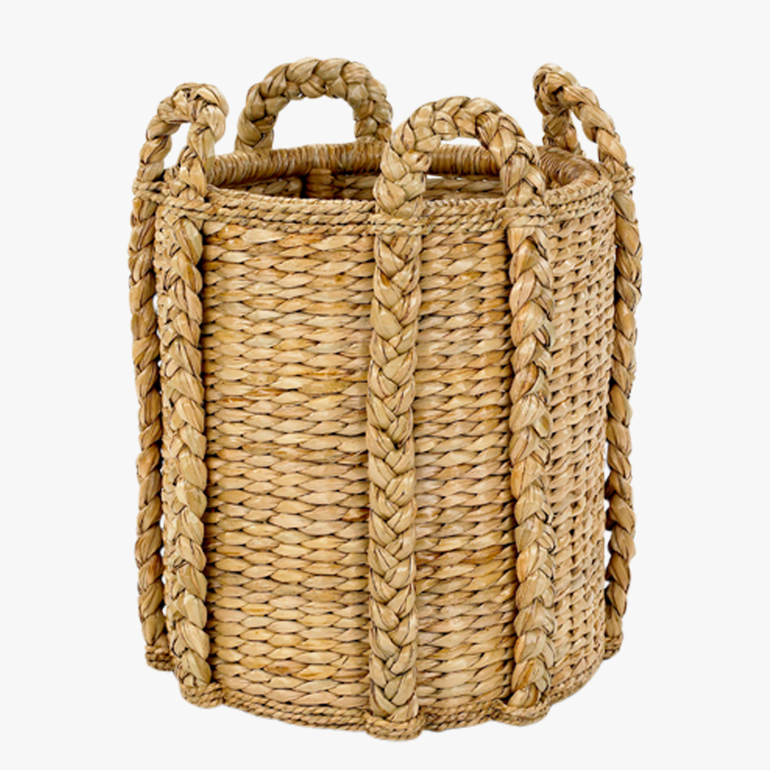 Round Woven Rattan Basket