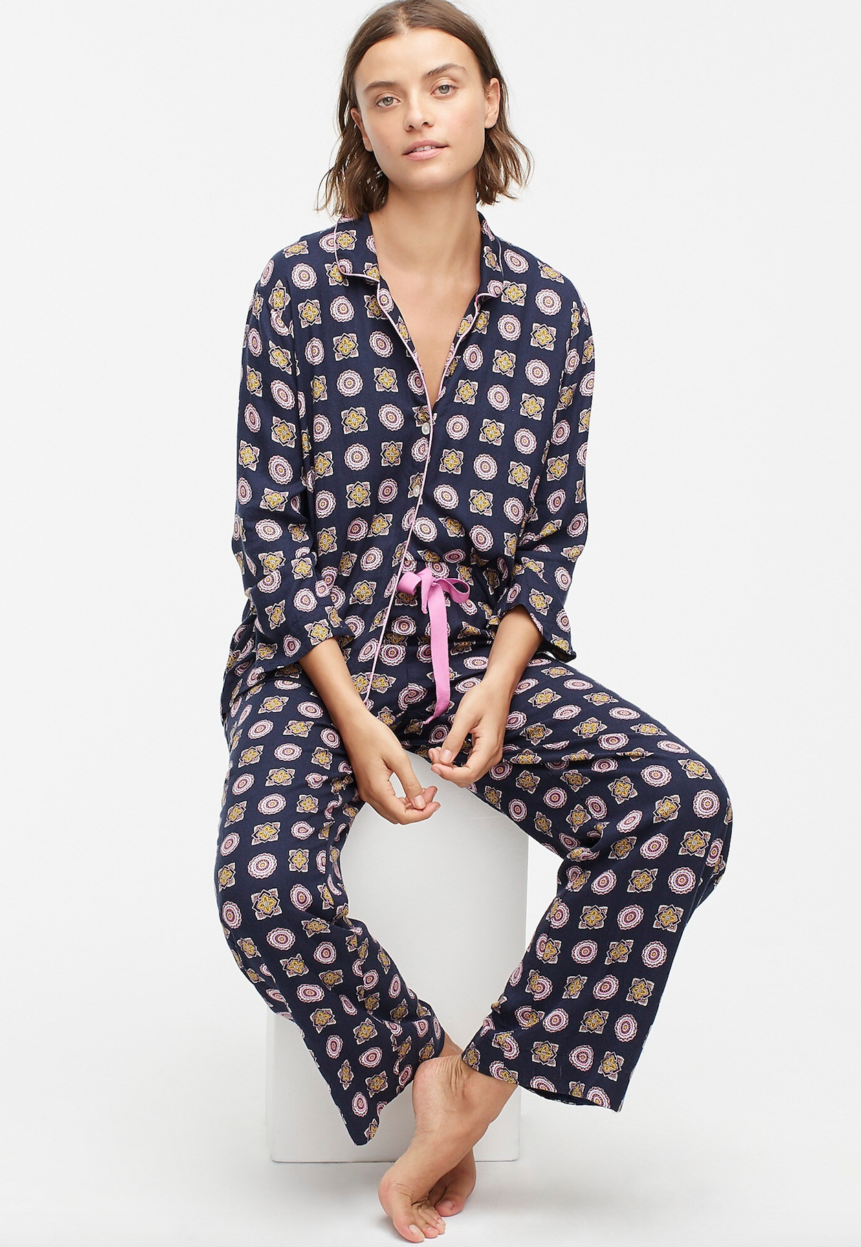 Foulard Print Pajama Set