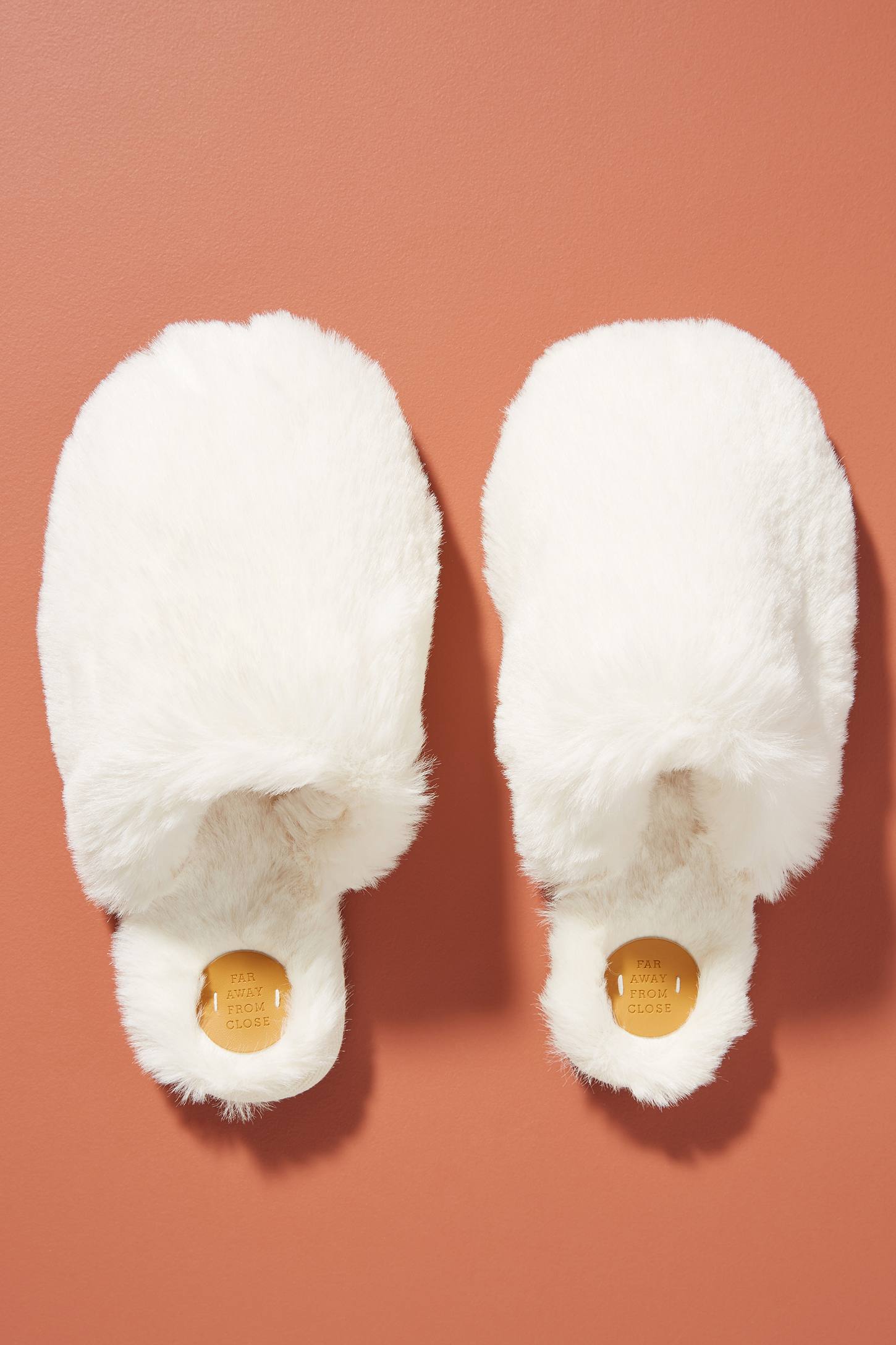 Faux Fur Fuzzy Slippers