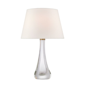 Glass and Crystal Table Lamp