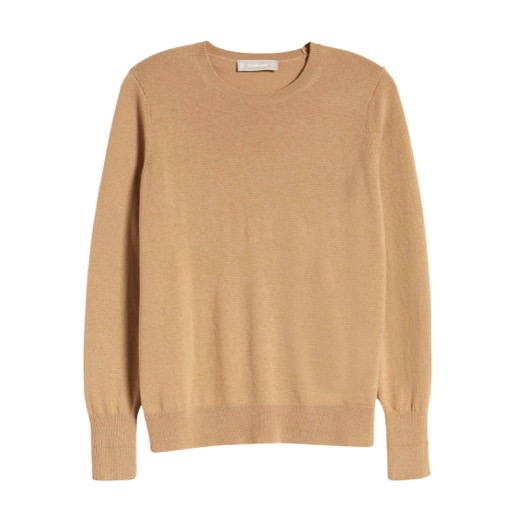 everlane-camel-cashmere-crewneck-sweater-womans - Katie Considers