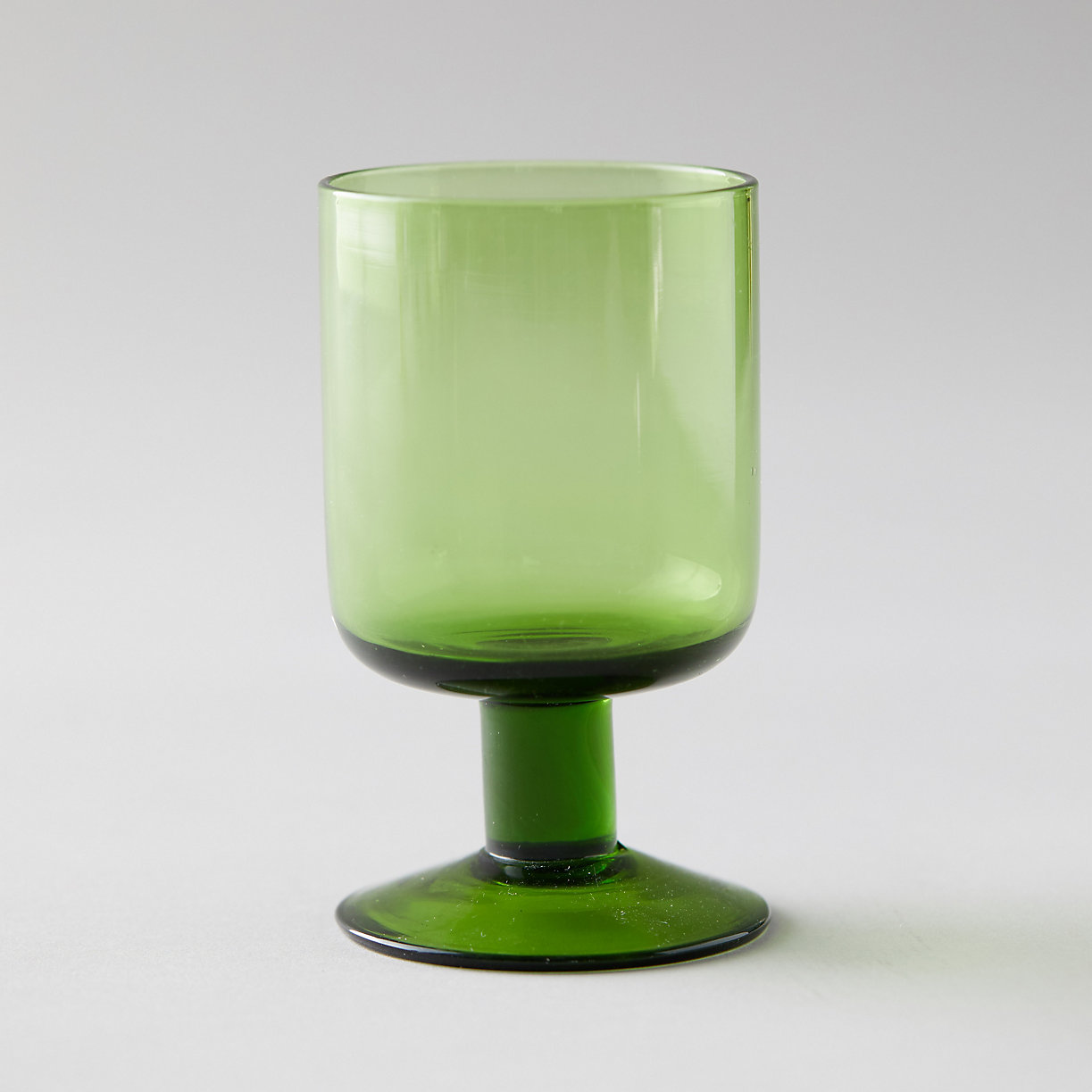 Green Bloom Wine Glass