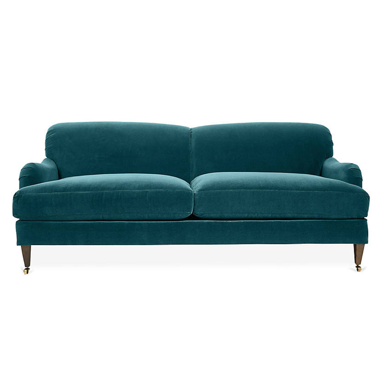 hayessofapeacockbluegreenvelvetonekingslanefurniture