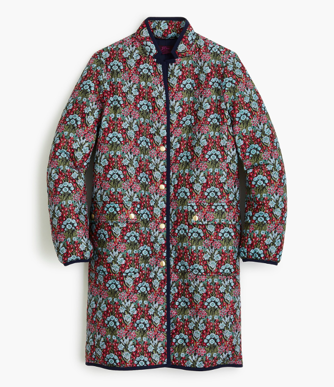 Liberty Floral Quilted Puffer Jacket