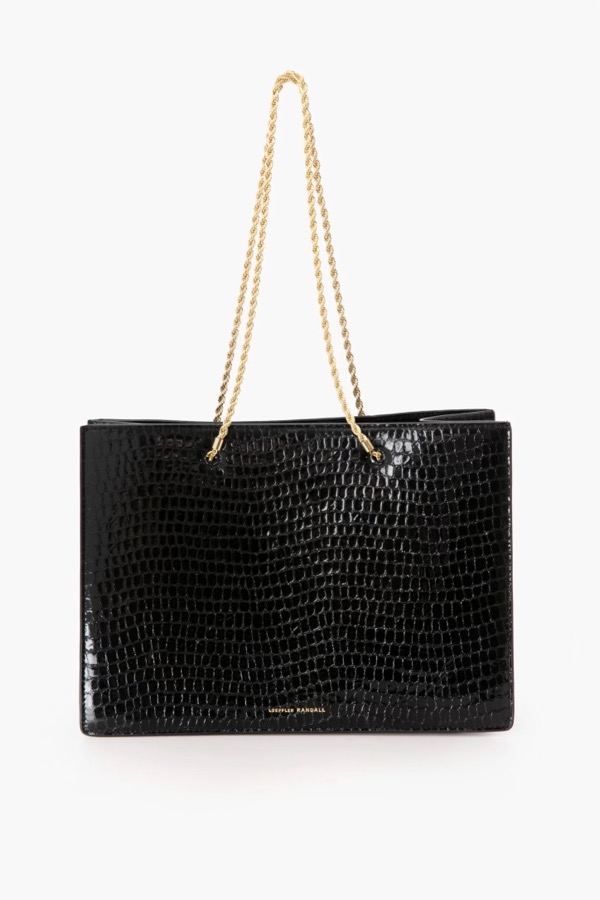 Black Shopper Tote Bag
