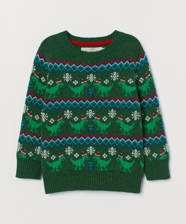 Dinosaur Knit Sweater