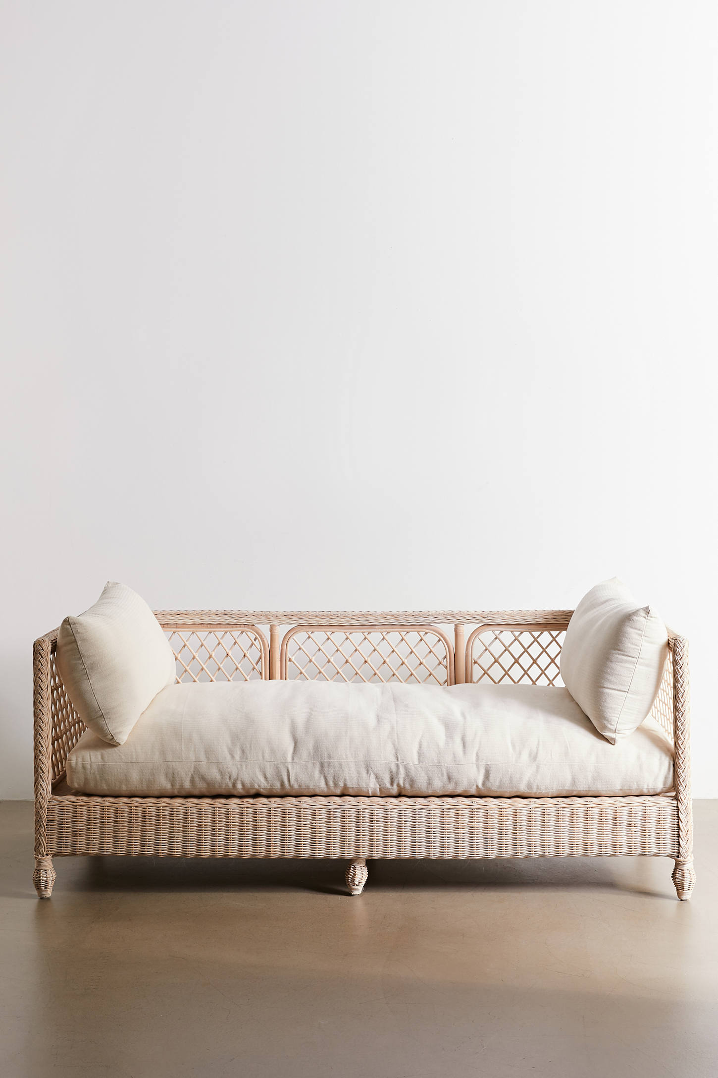 Woven Rattan Daybed