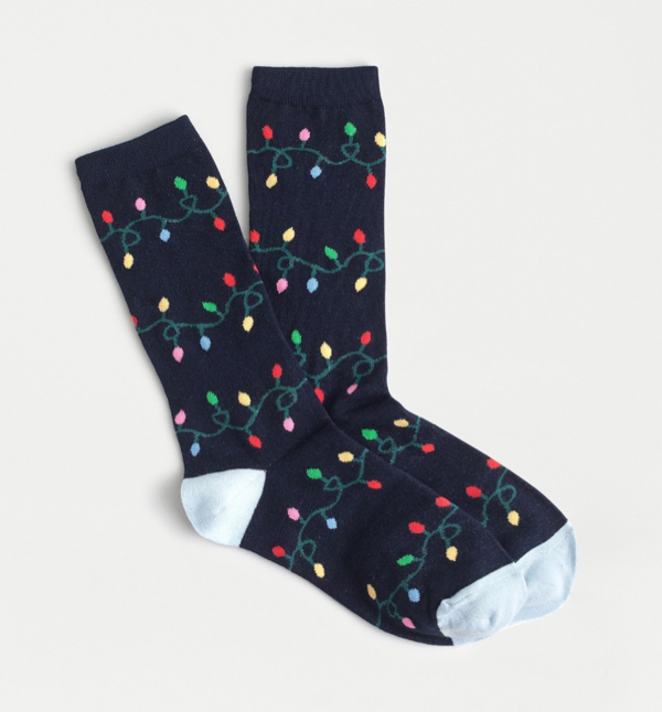 Women's Christmas Lights Socks
