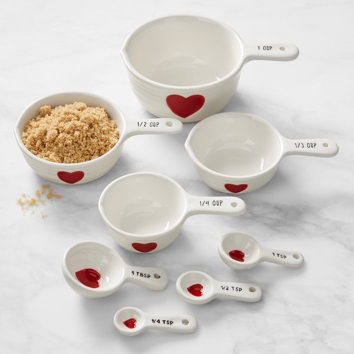 Valentine's Day Measuring Cup and Spoon Set