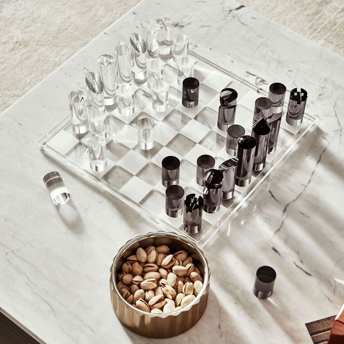 Acrylic Lucite Chess Set