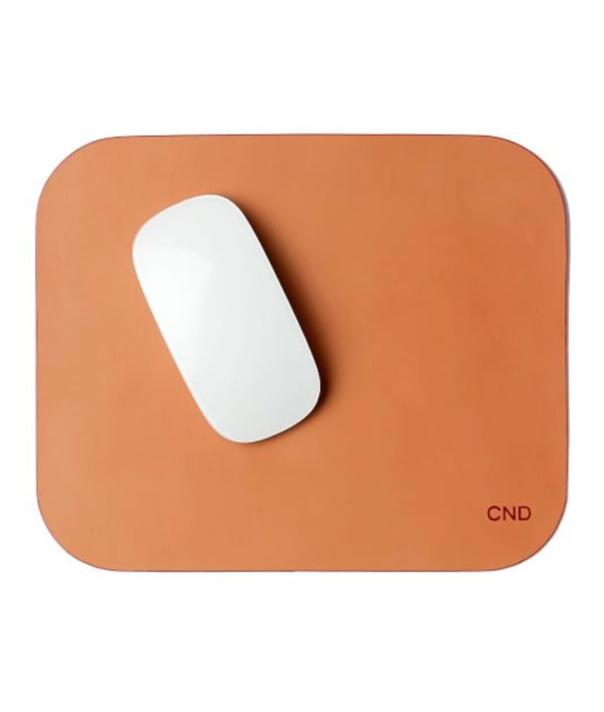 Monogrammed Italian Leather Mousepad