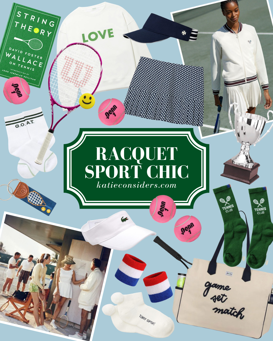 Tennis Style Fashion Ideas Racquet Sport Chic