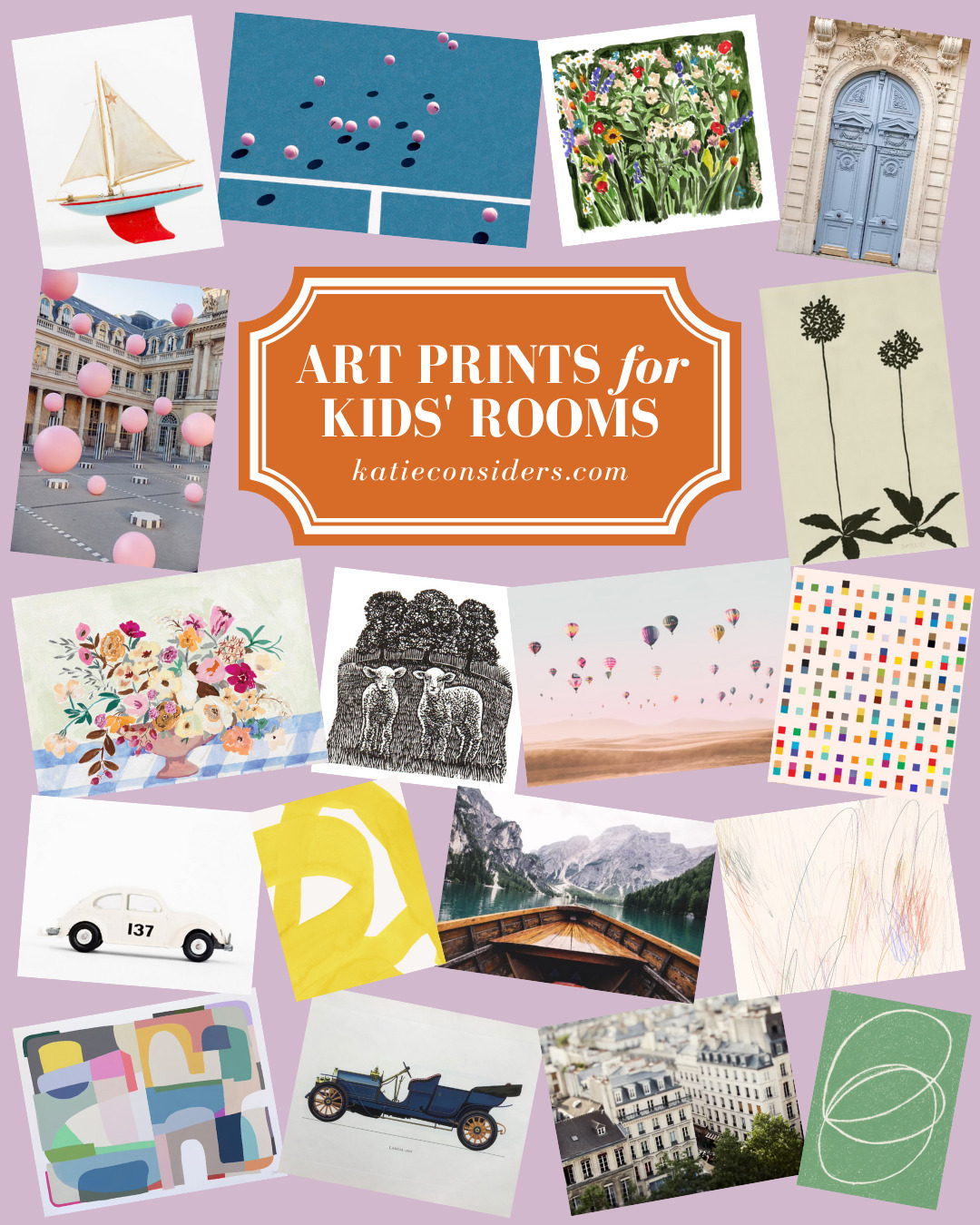 Art Prints for Children's Rooms Nursery Kids