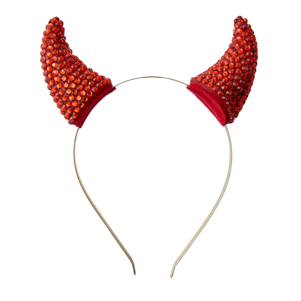 Rhinestone devil ears headband, Urban Outfitters